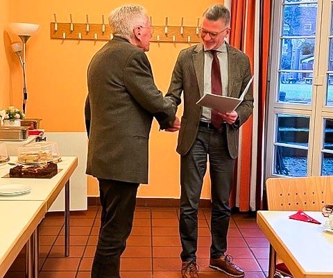 Herr Dr. Wolfgang Wagner, 50 Jahre AWO Mitgliedschaft