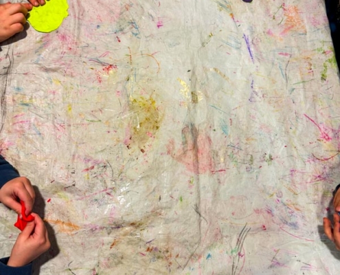 Knetfiguren Nilpferdgruppe