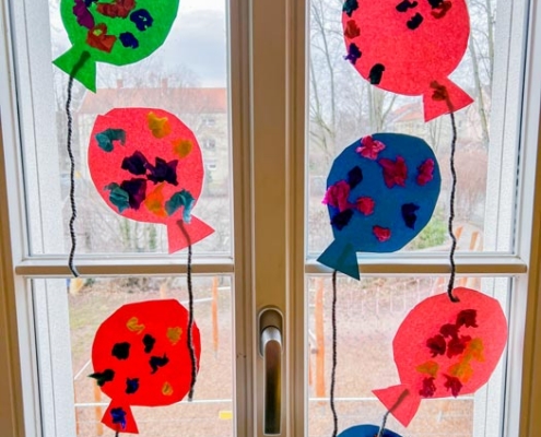 Leopardengruppe Ballons