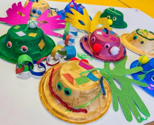 Leopardengruppe Hüte