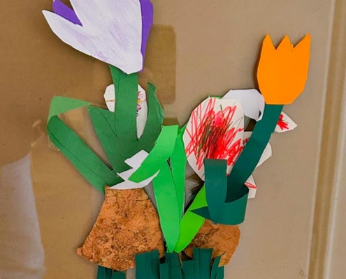 Frühlingsfensterbilder