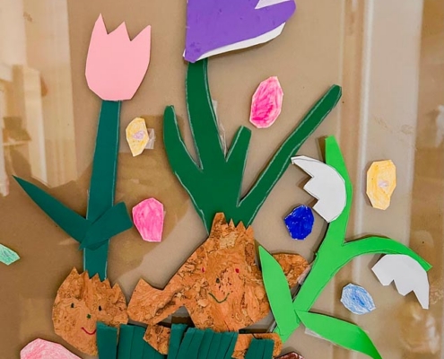 Frühlingsfensterbilder