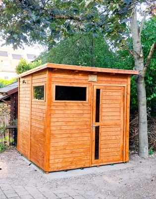 Das fertige Gartenhaus